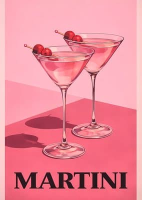 Martini: Sofistike Lezzet — Ofis Posterleri metal poster