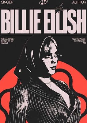 Billie Eilish: I've Always Done What I Want — Pop Art Posterleri metal poster