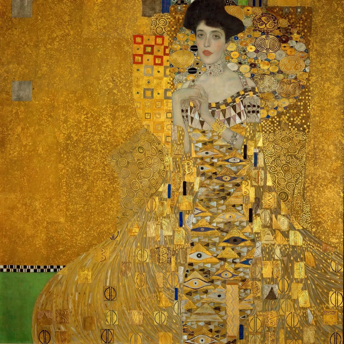 Adele Bloch-Bauer'in Portresi (Gustav Klimt)