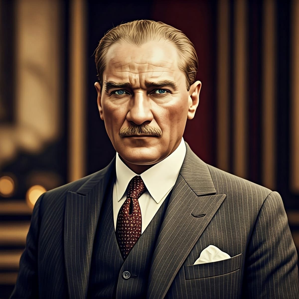 Atatürk: Türkiye Cumhuriyeti'nin Vatanı — Atatürk Tabloları metal poster