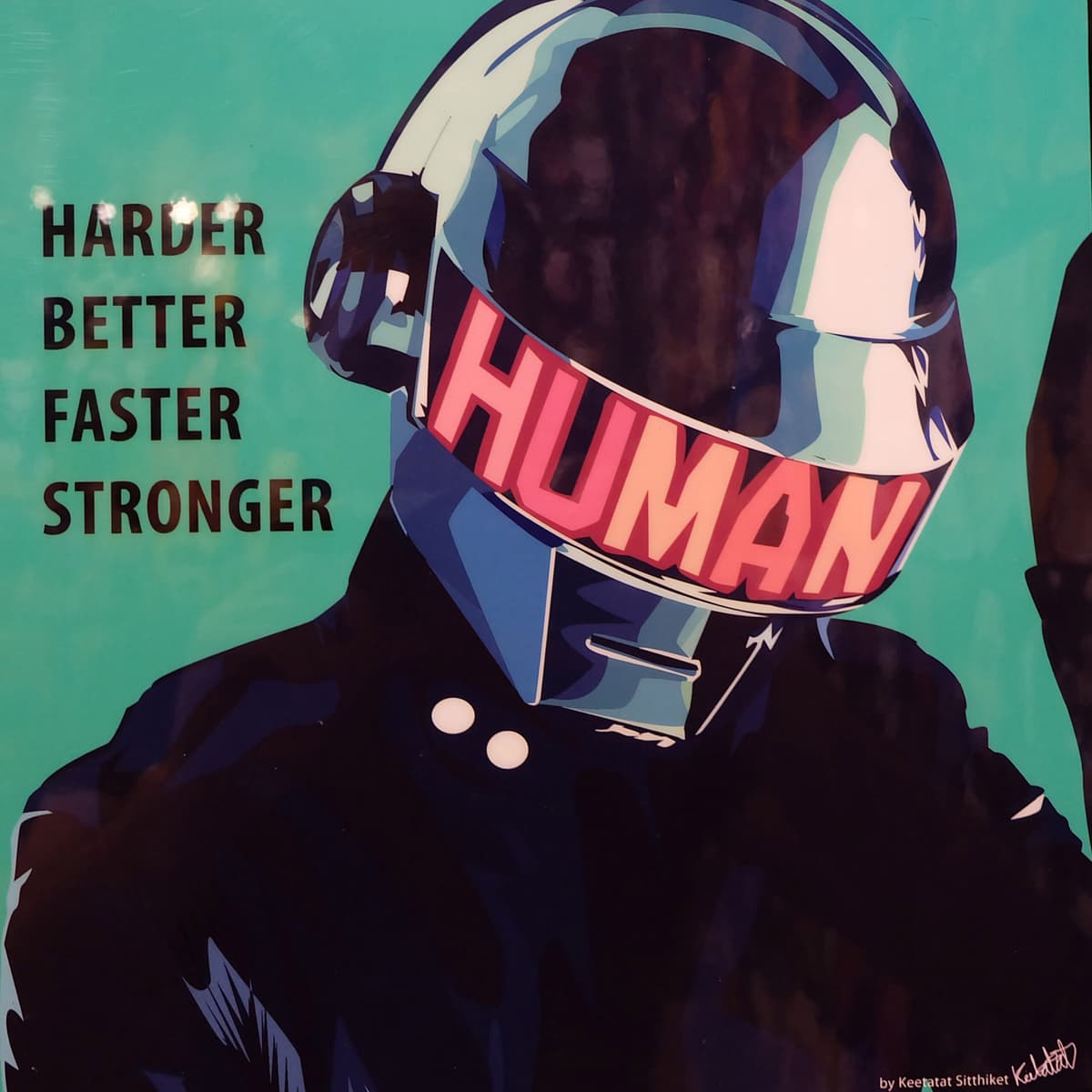 Daft Punk: Harder Better Faster Stronger — Mr Robot Posterleri metal poster