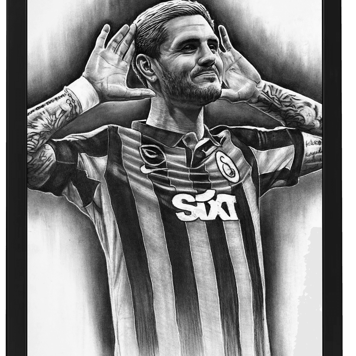 Mauro Icardi: Gol Sevinci — Galatasaray Posterleri metal poster
