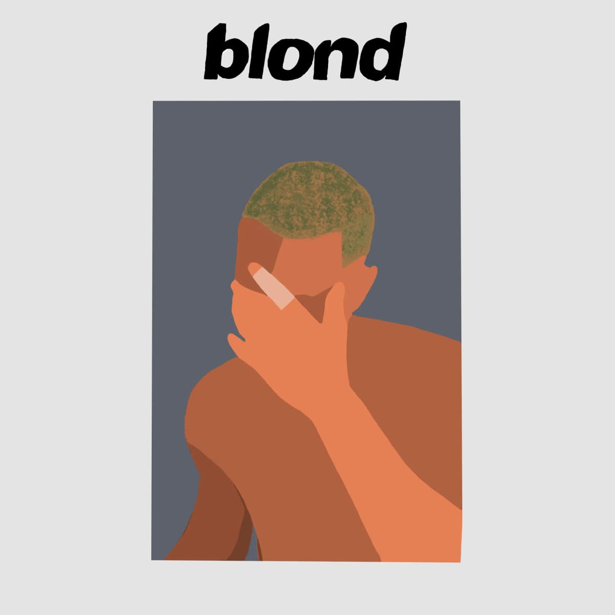 Frank Ocean: Blond — Frank Ocean Posterleri metal poster