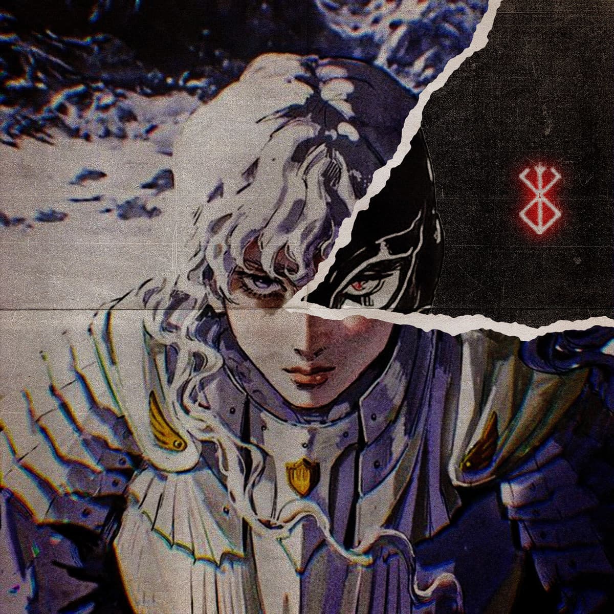 Griffith: Berserk Yöneticisi — Berserk Posterleri metal poster