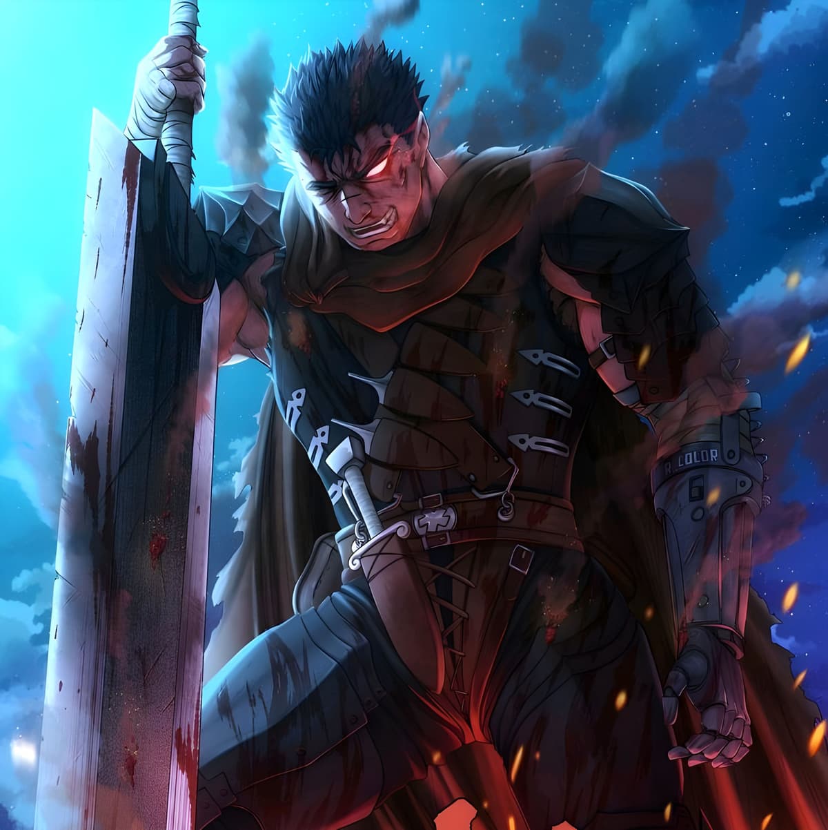 Cesaret: Berserk — Berserk Posterleri metal poster