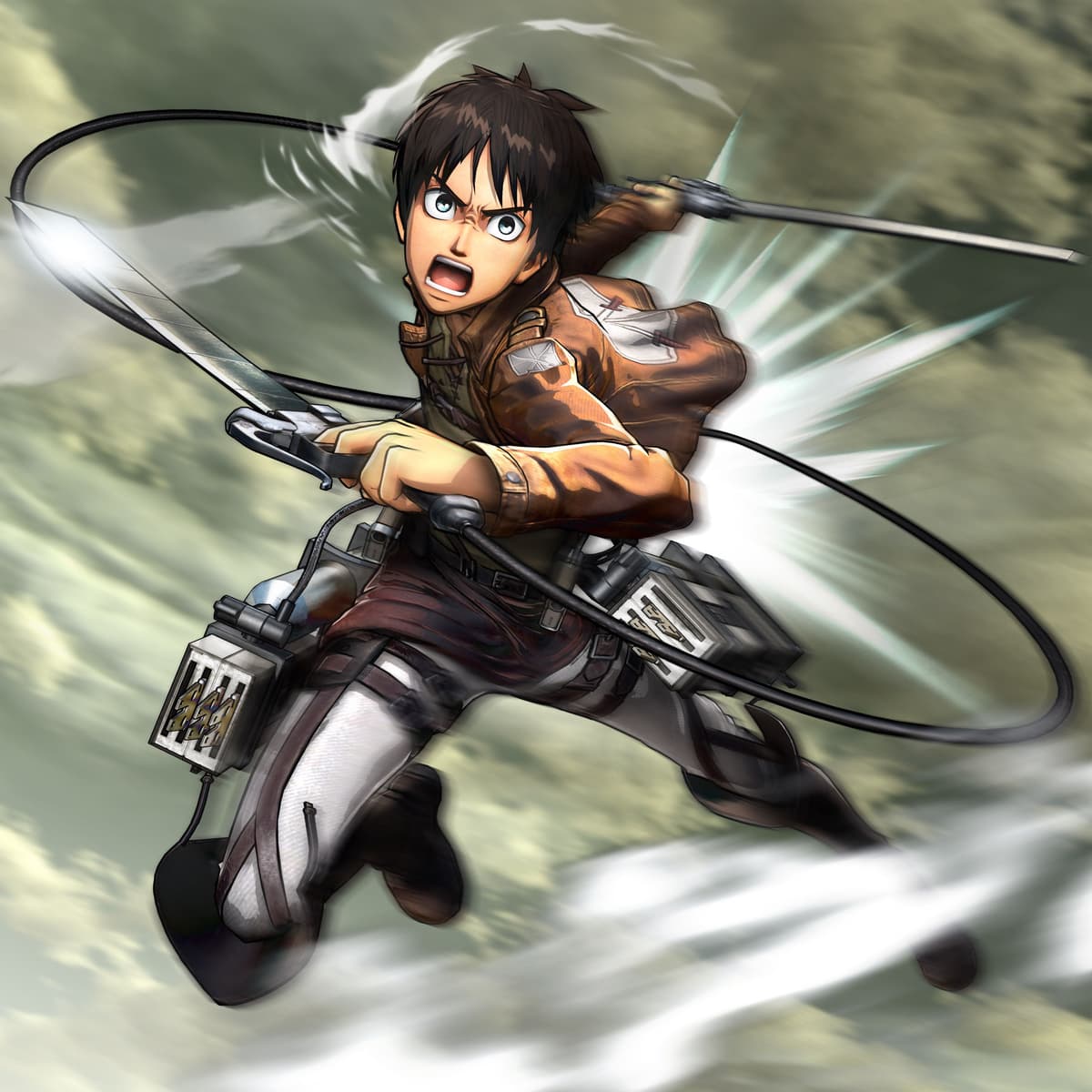 Eren Yeager: Atağına Kavgada — Attack On Titan Posterleri metal poster