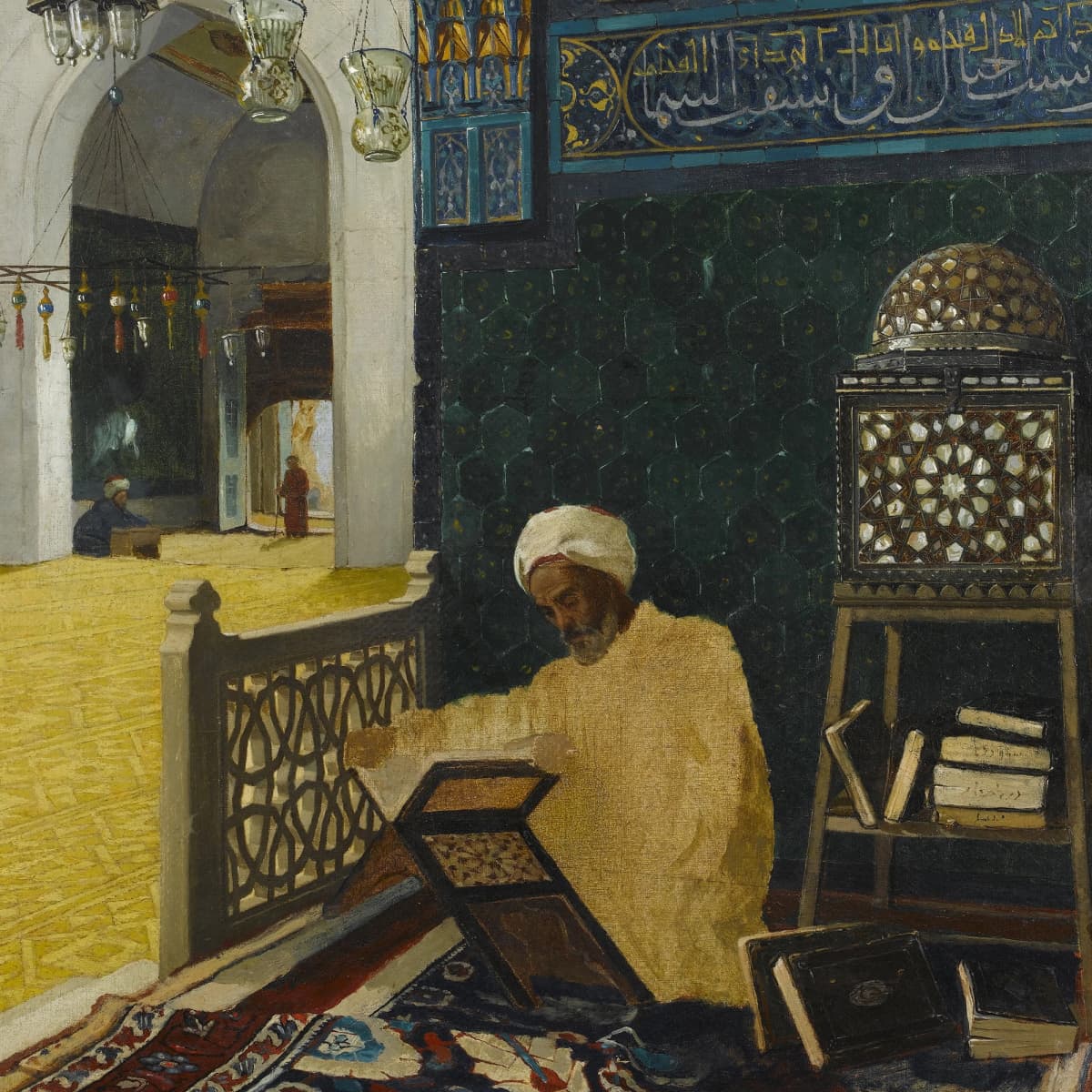 Osman Hamdi Bey: Geleneksel Türk Sanatı — Osman Hamdi Tabloları metal poster