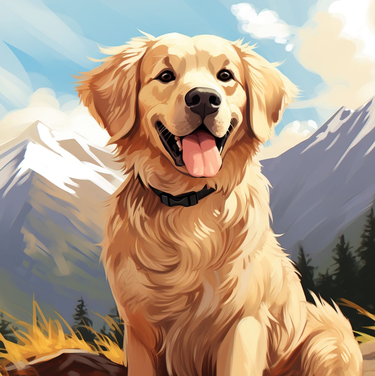 Golden Retriever: Doğanın Sevimli Dostu