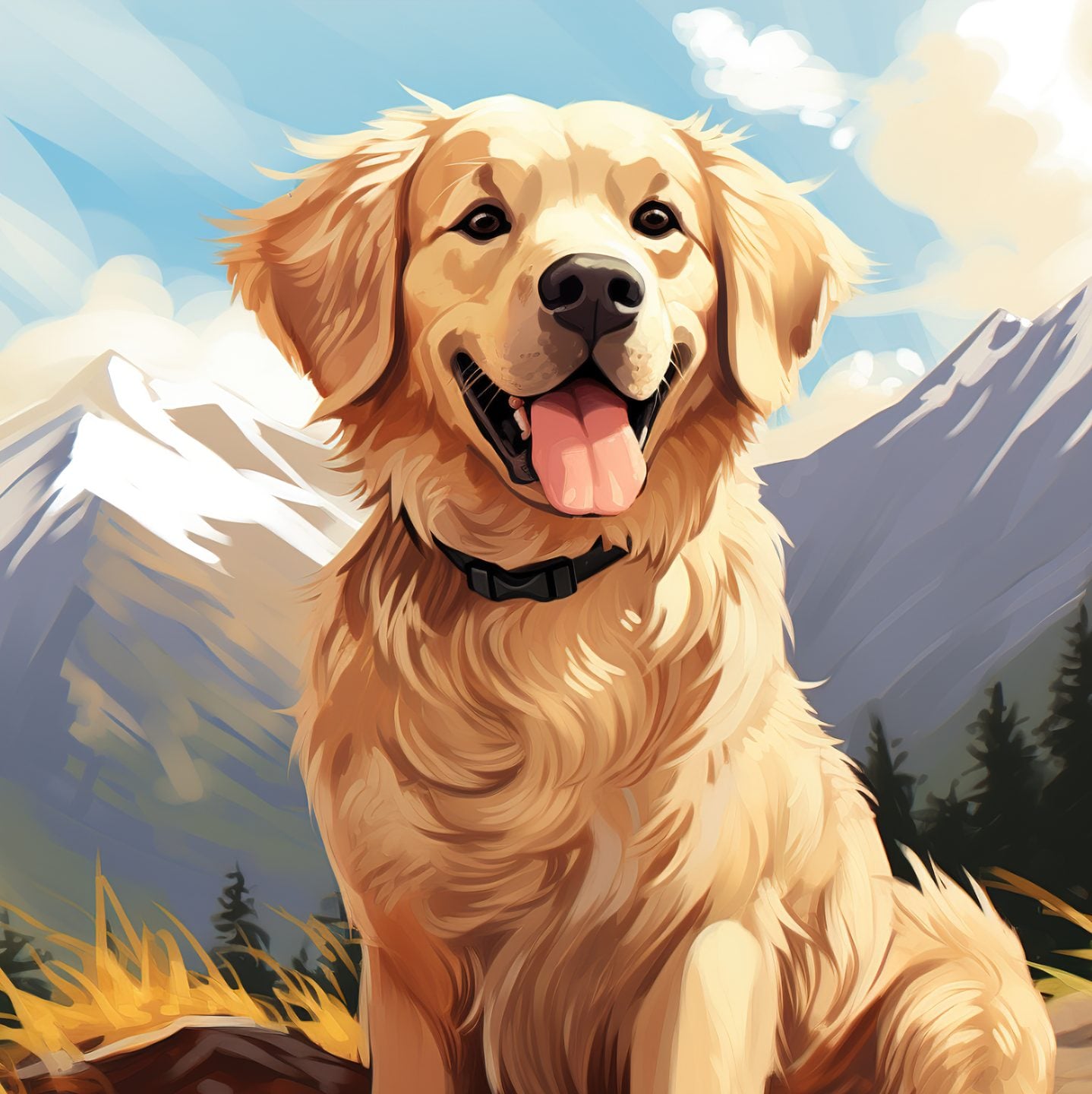 Golden Retriever: Doğanın Sevimli Dostu
