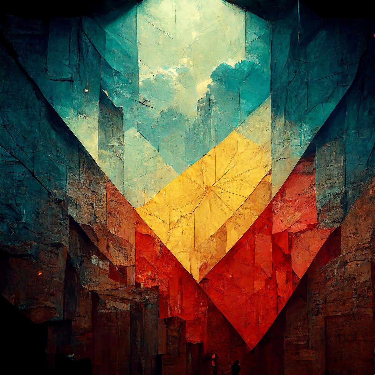 Geometrik Şehir Duvarı Sanatı