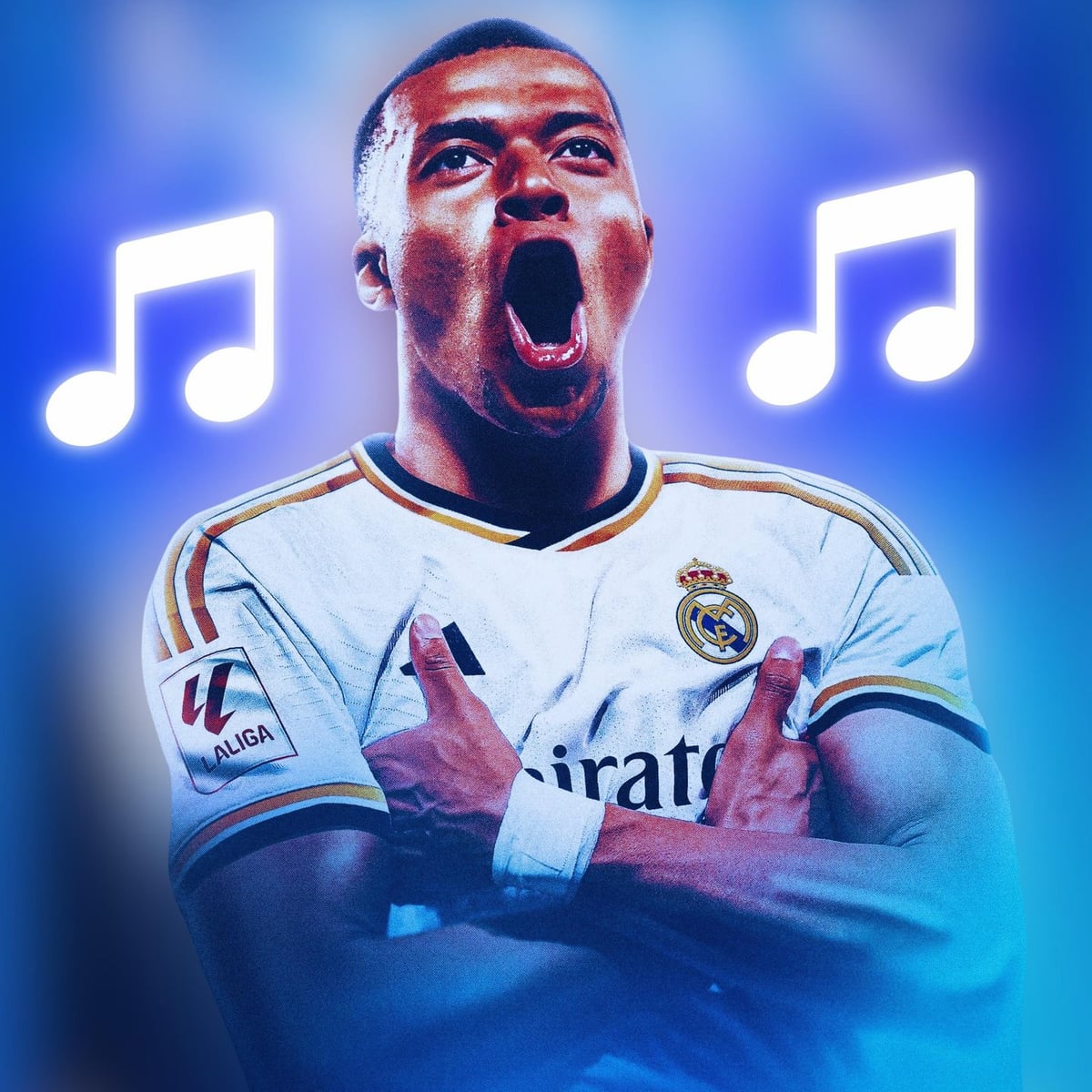Kylian Mbappé Real Madrid Posteri
