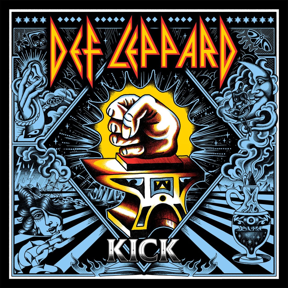 Def Leppard: Kick Albüm Kapağı