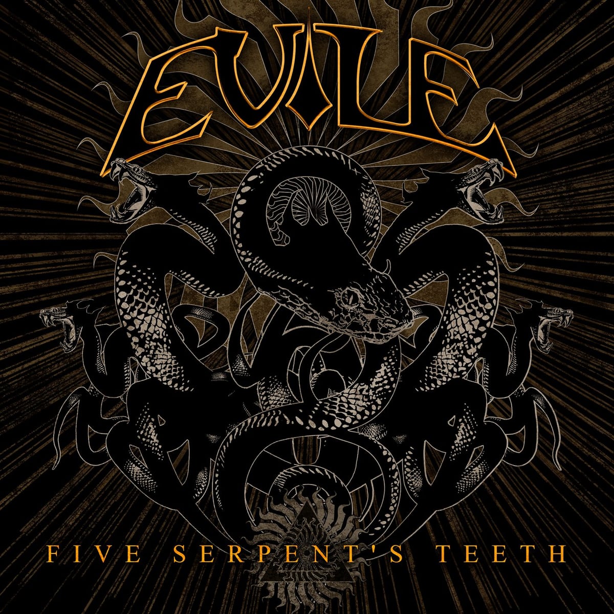 Evile: Five Serpent's Teeth Albüm Kapağı