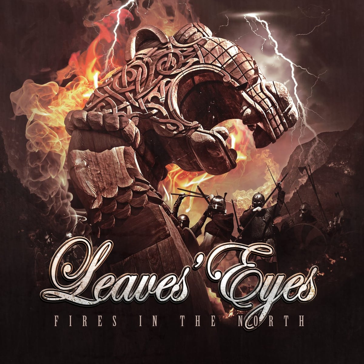 Leaves' Eyes: Fires in the North Albüm Kapağı