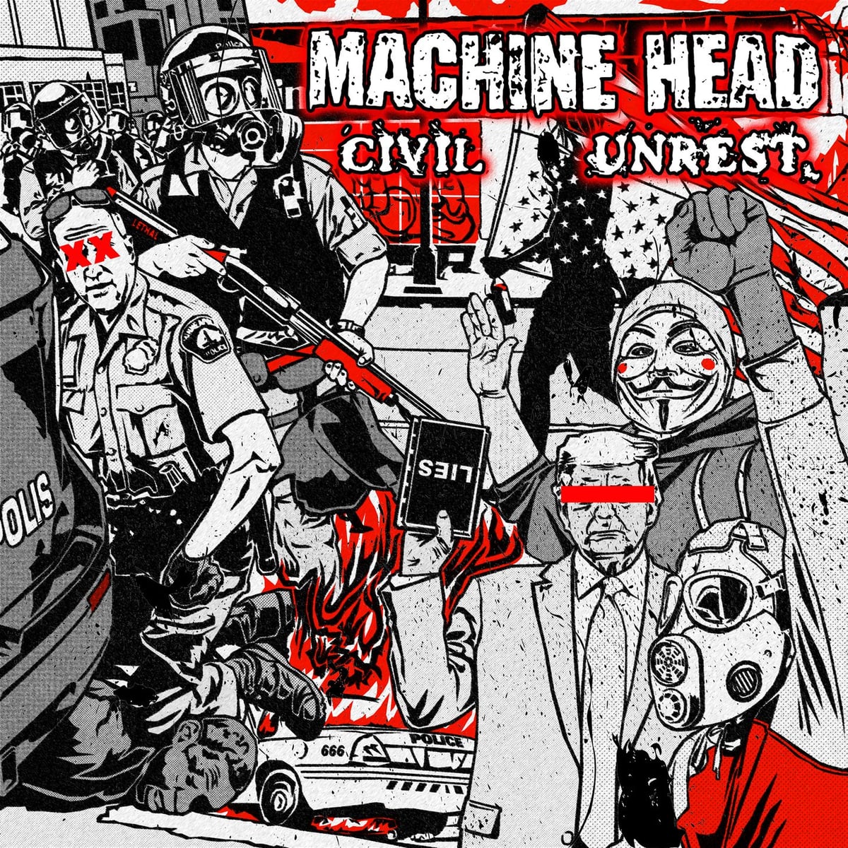 Machine Head: Civil Unrest Albüm Kapağı