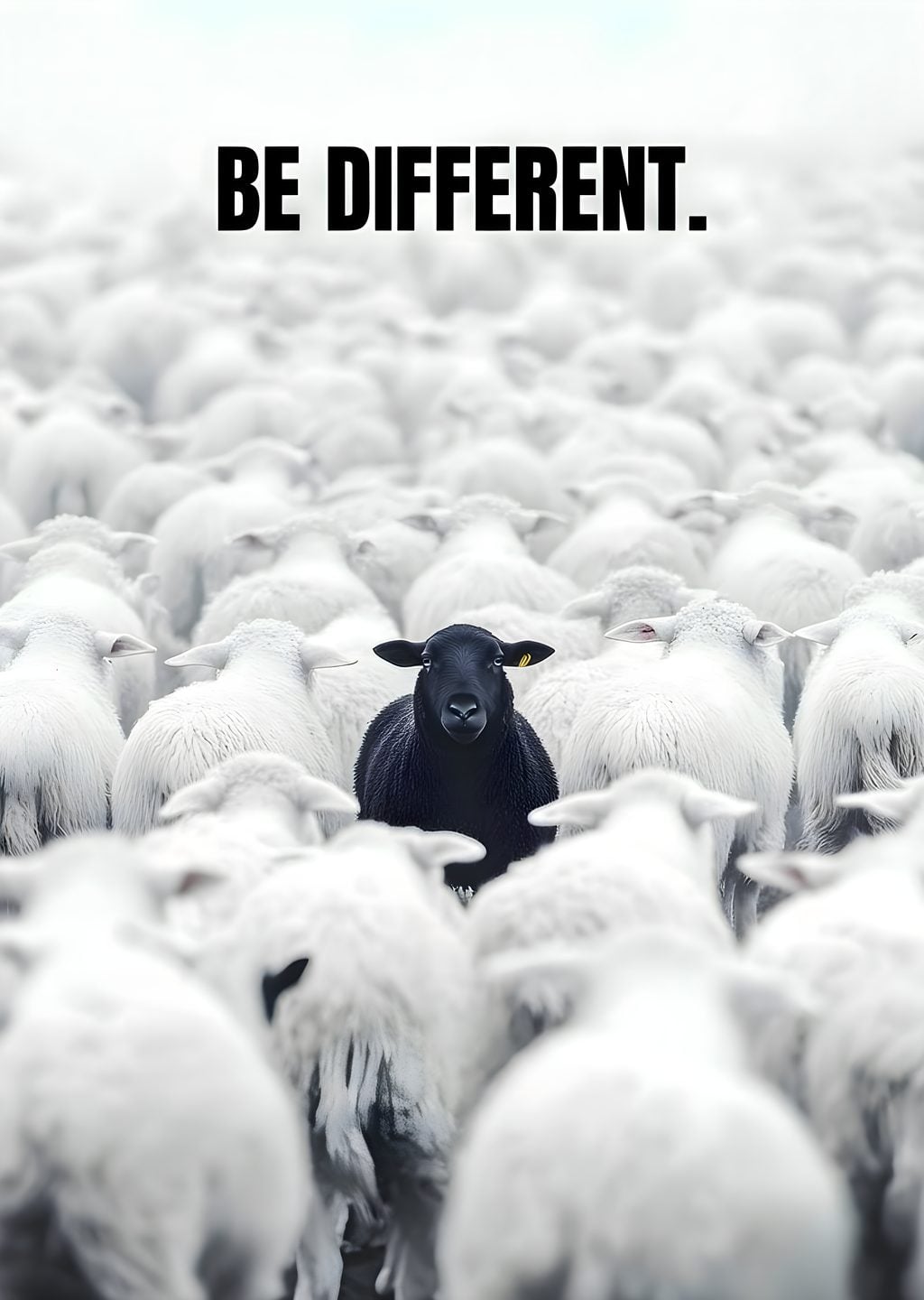 BE DIFFERENT: Siyah Koyun Arasındaki Teklik