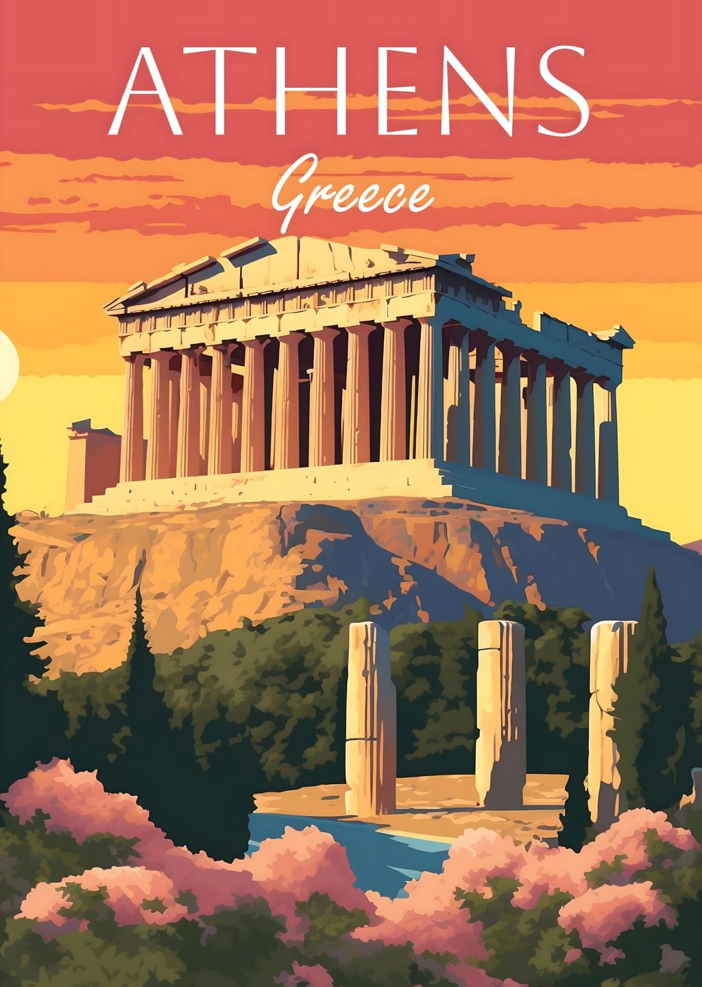 Athens: Partenon Poster