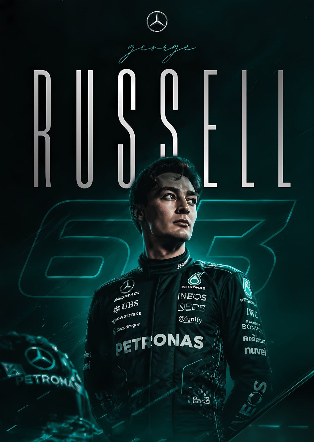 George Russell: Formül 1 Stuntur
