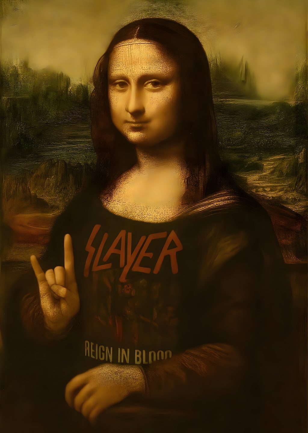 Mona Lisa: Slayer T-Shirt