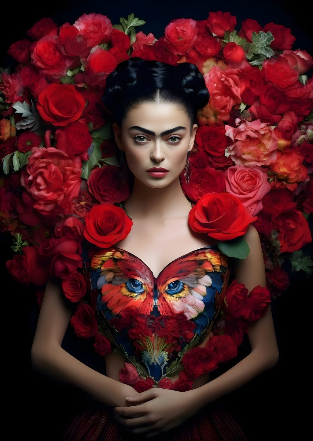Frida Kahlo: Renkli ve Sembolik Portre
