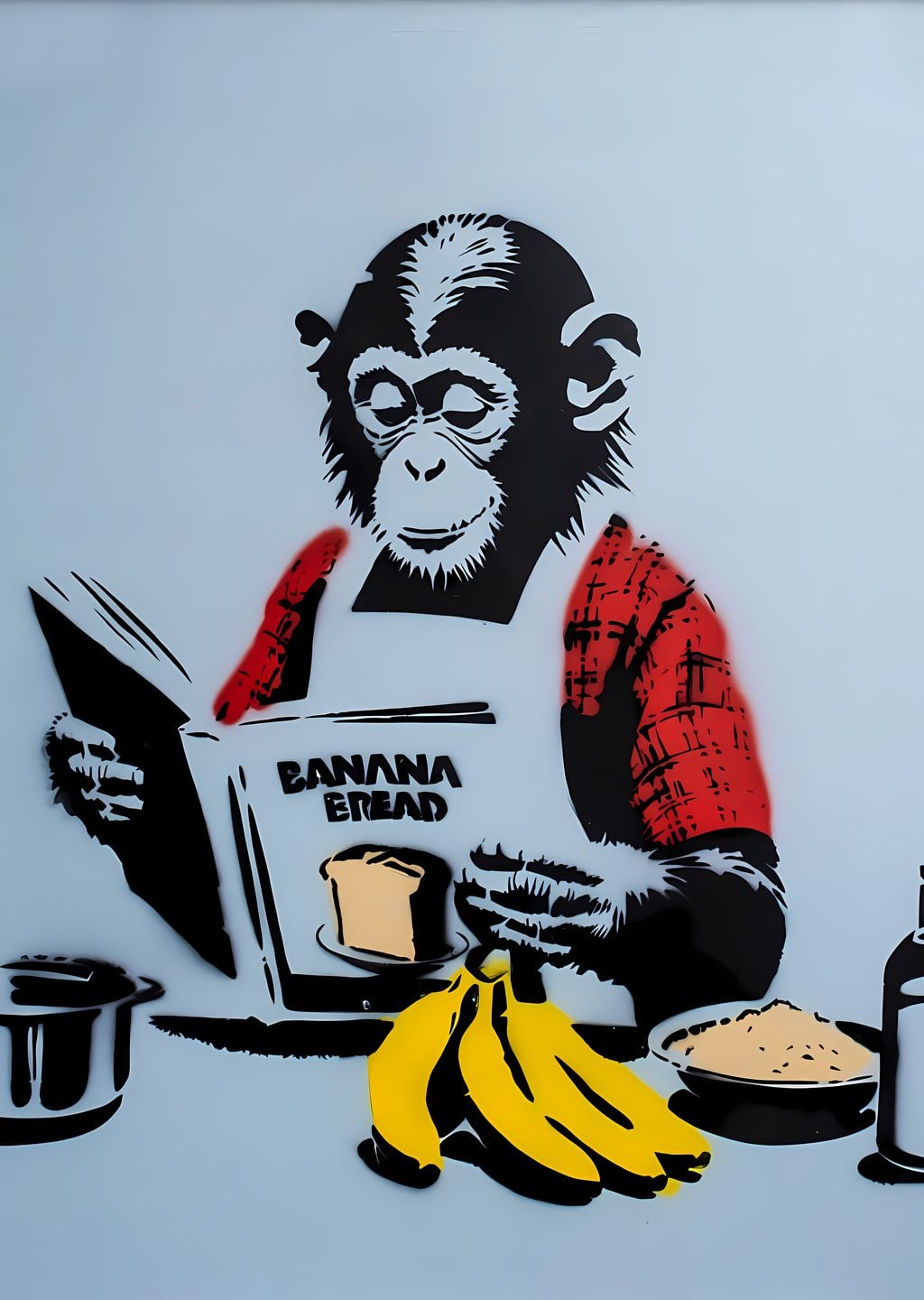 Banksy: Muzlu Ekmek Pişiren Maymun