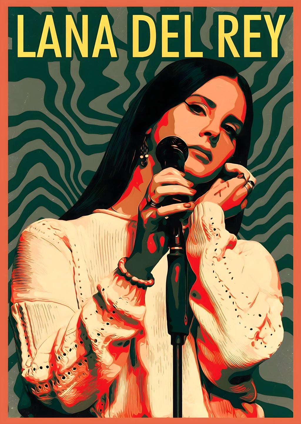 Lana Del Rey: Mikrofonla Süsli Portre