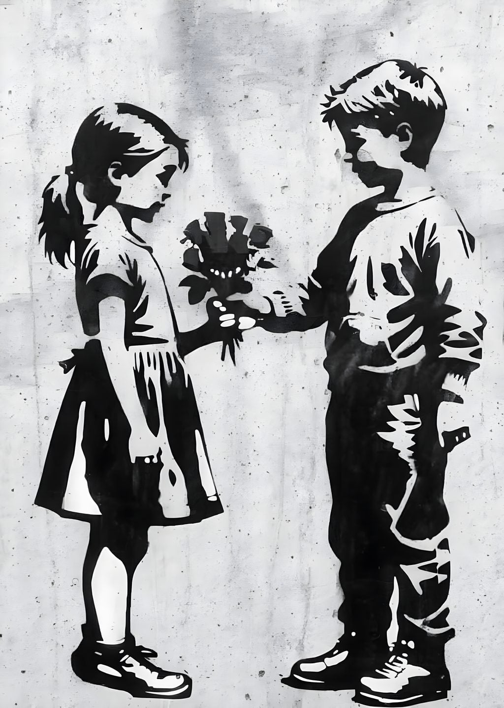 Banksy Çocuklar: Gülüşlü Bir Anlaşma