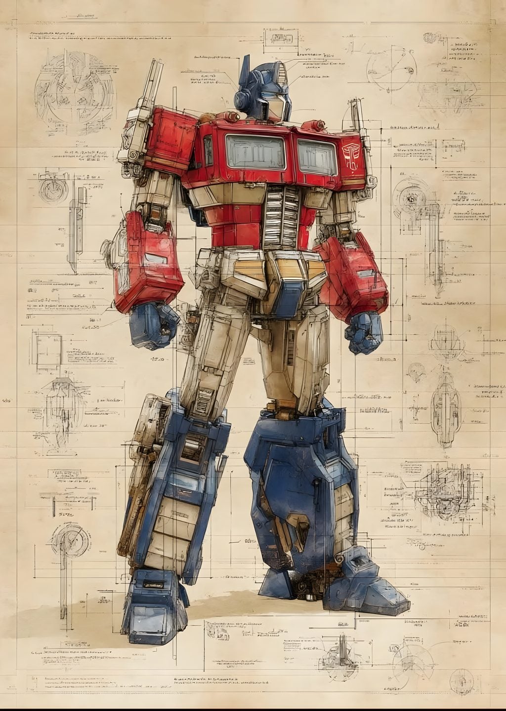 Optimus Prime: Robot Tasarımı