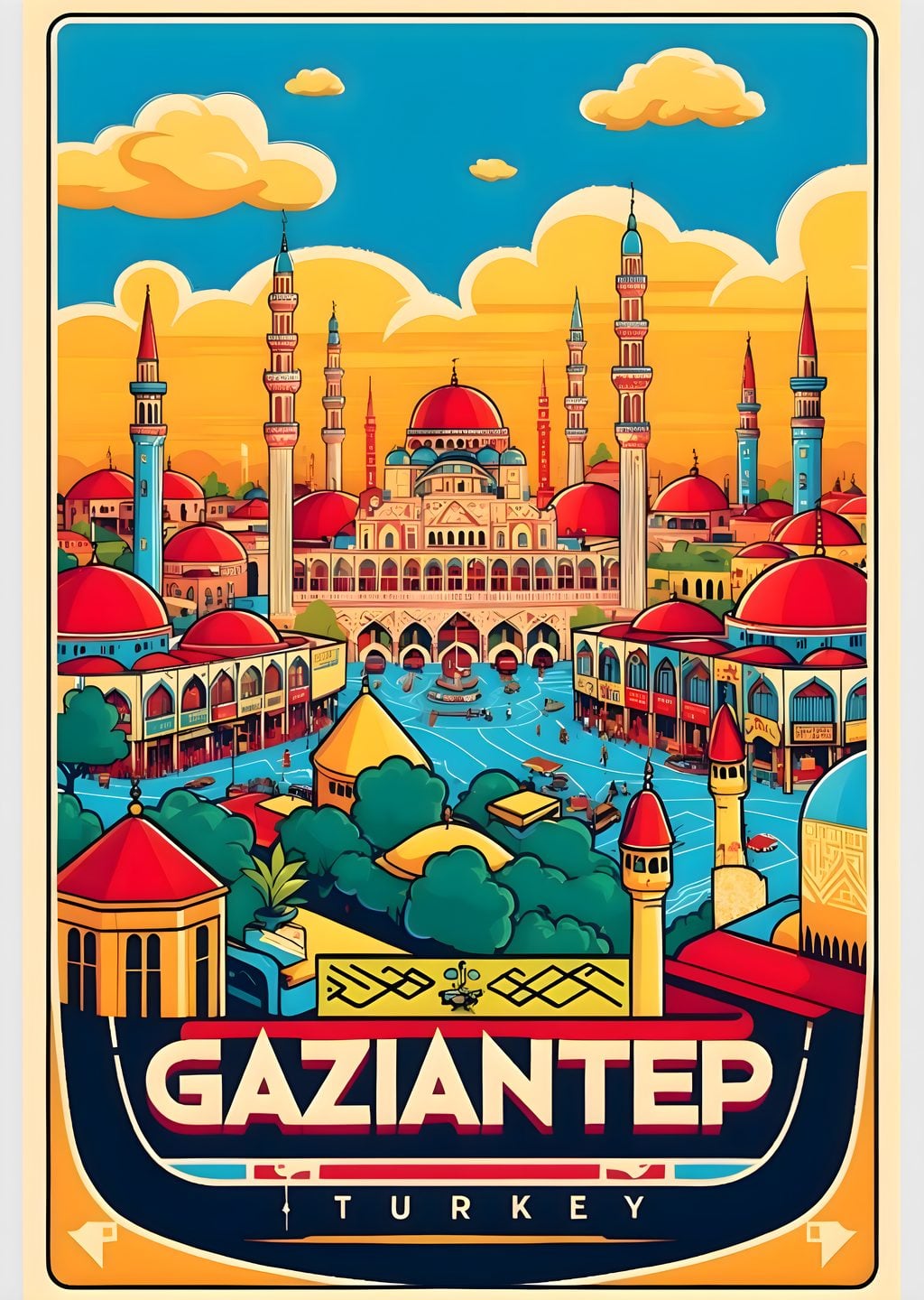 Gaziantep Türkiye Posterı