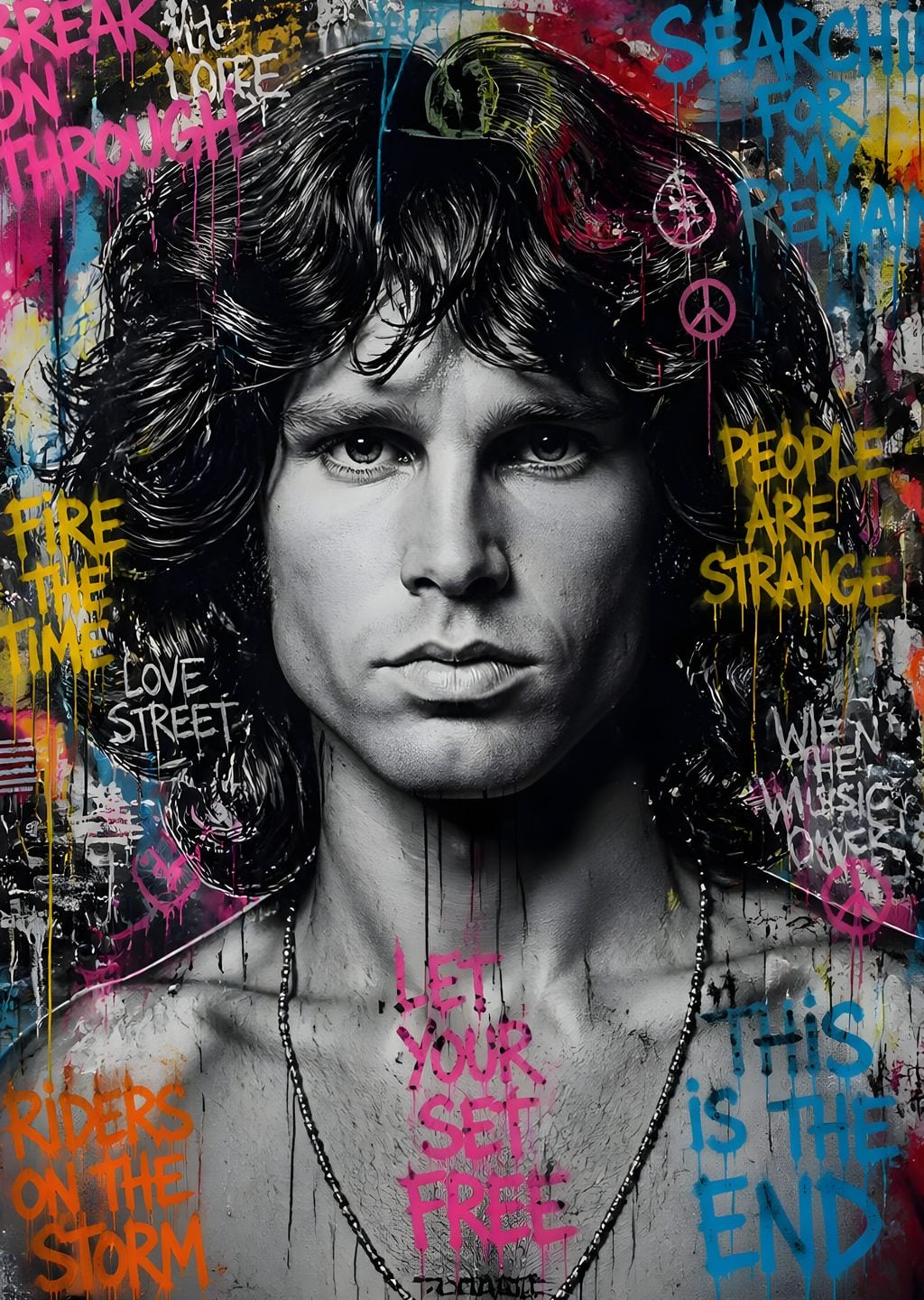 Jim Morrison: Rock Legend Pop Art