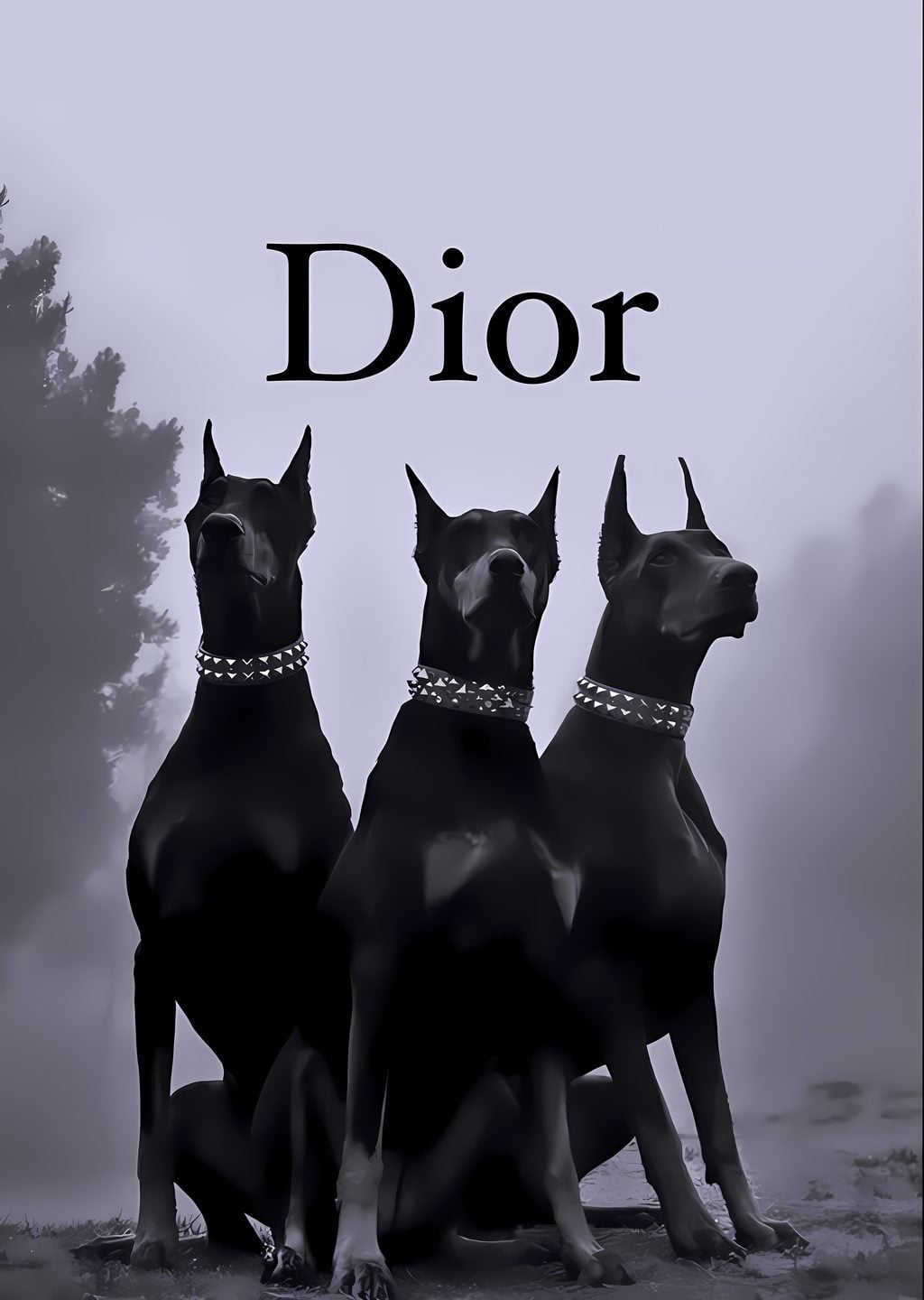 Dior: Siyah Köpeklerin Eleganlığı