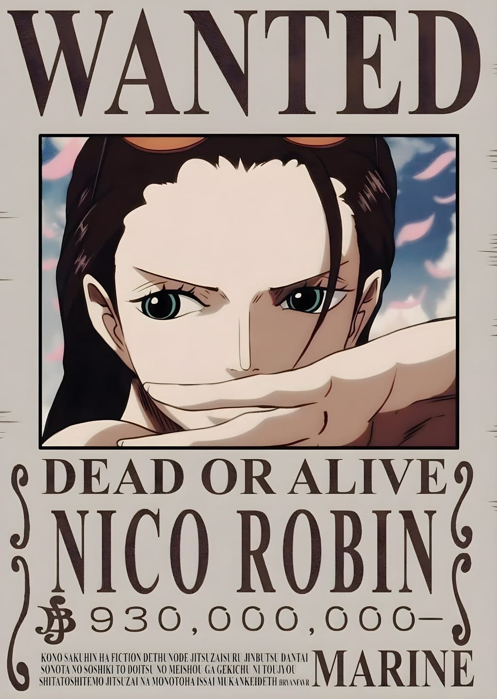 Nico Robin: Wanted Posteri
