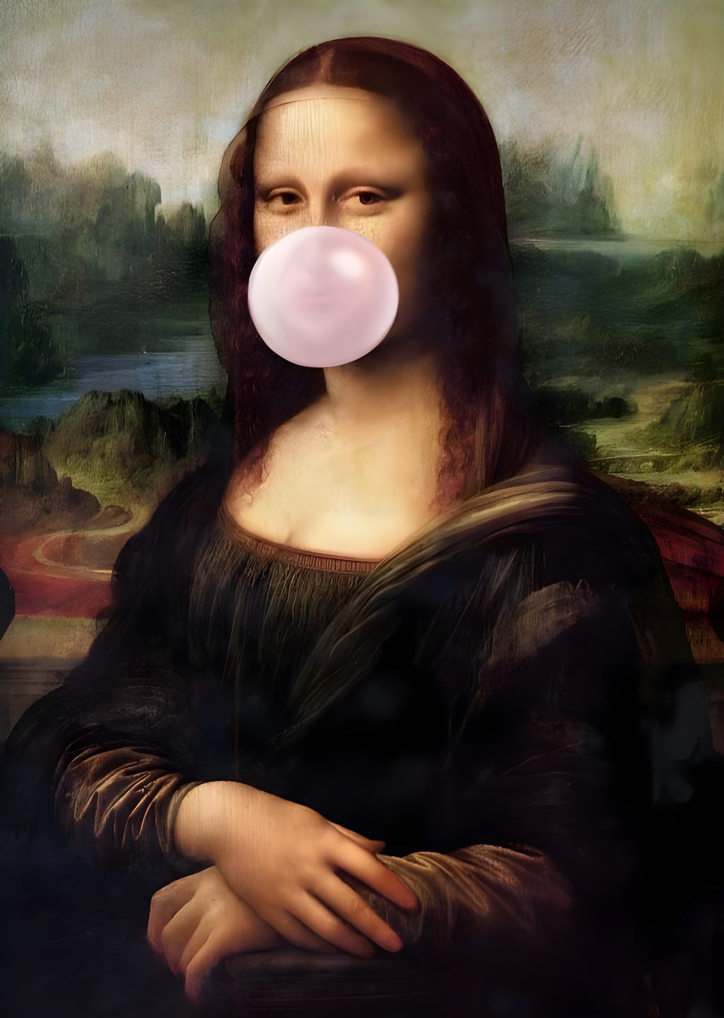 Mona Lisa: Bubblegum Portre