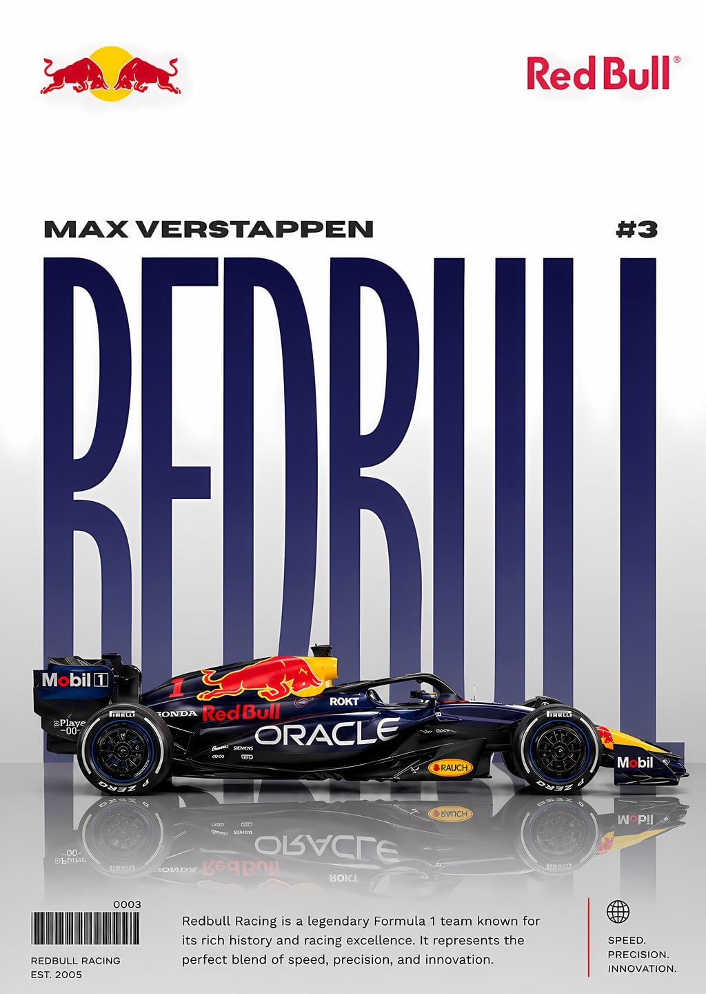 Max Verstappen Red Bull F1 #3
