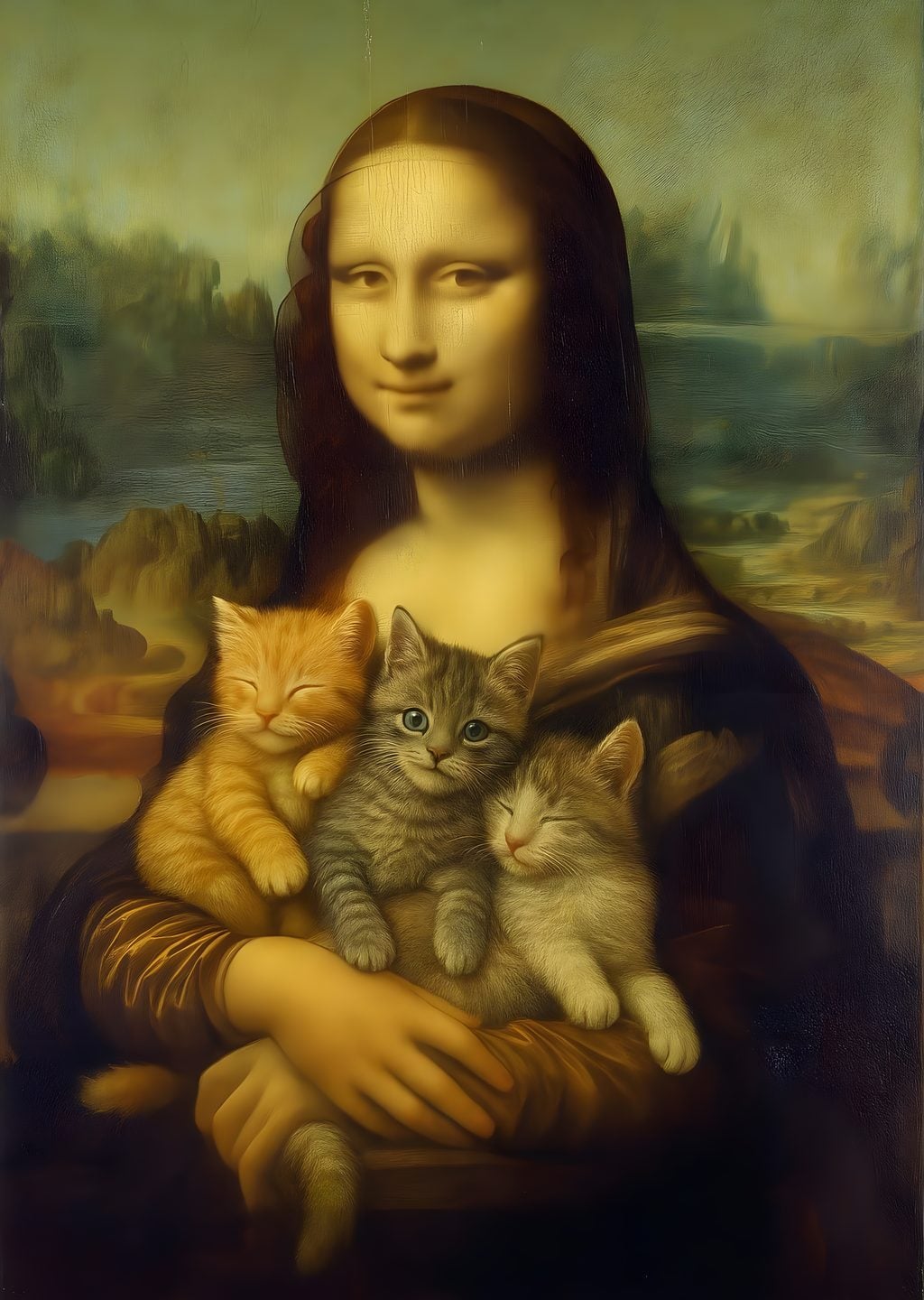 Mona Lisa ve Yavru Kediler