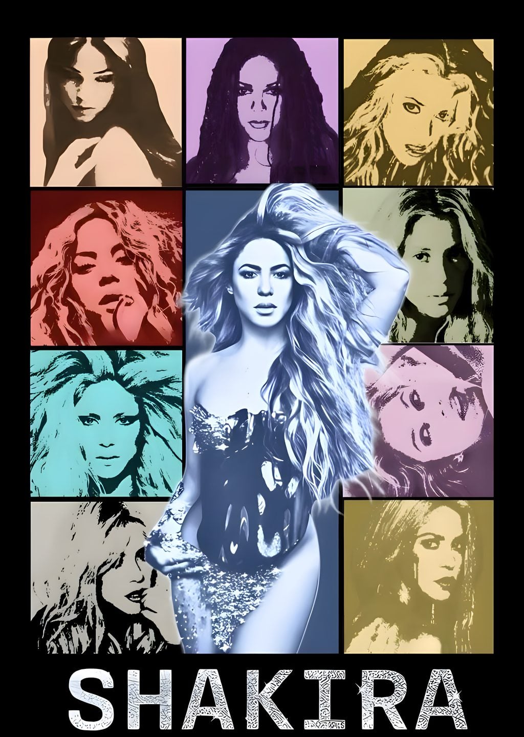 Shakira: Renkli Portre Koleksiyonu