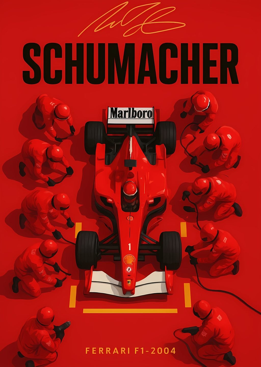 Michael Schumacher Ferrari F1-2004
