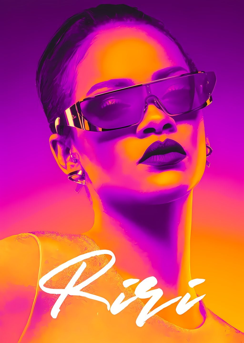 Riri: Neon Pop Portre