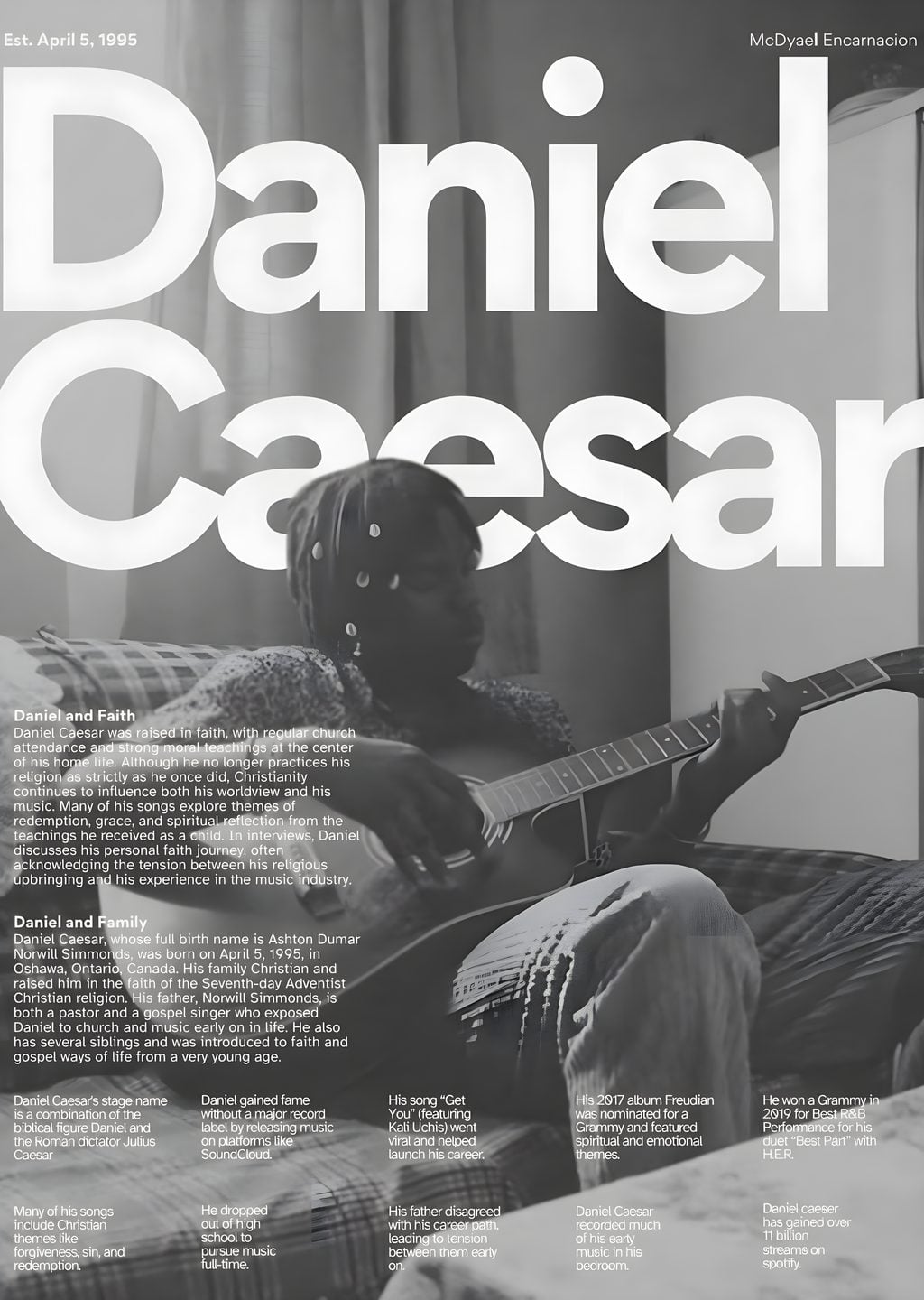 Daniel Caesar: Gitar Sahnesi