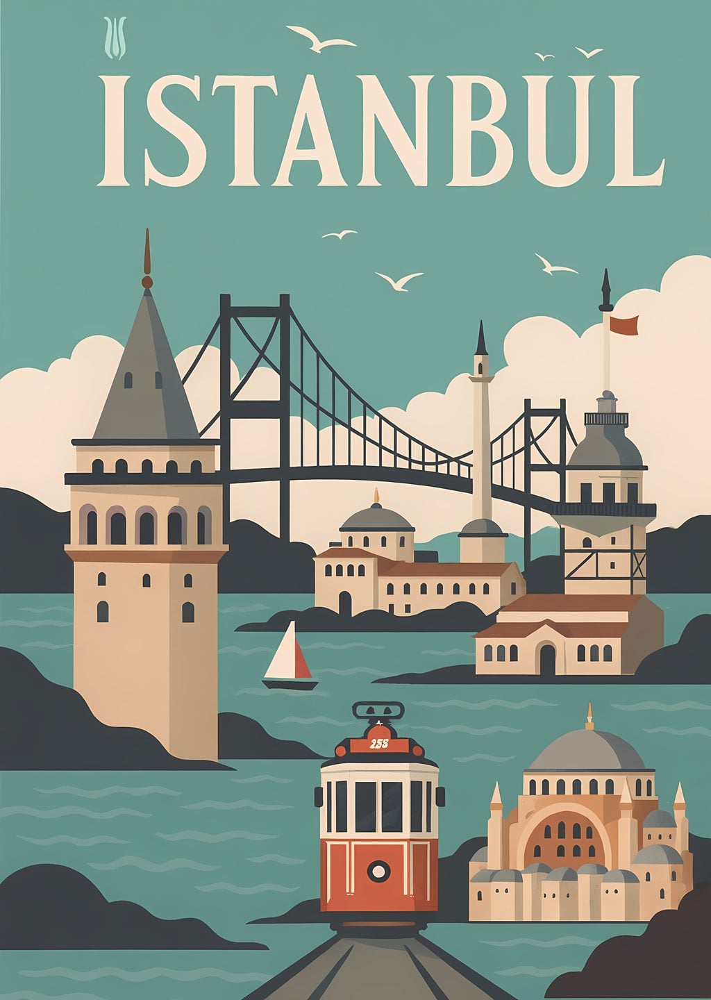 İstanbul: Köprü, Tramvay ve Manzaralar