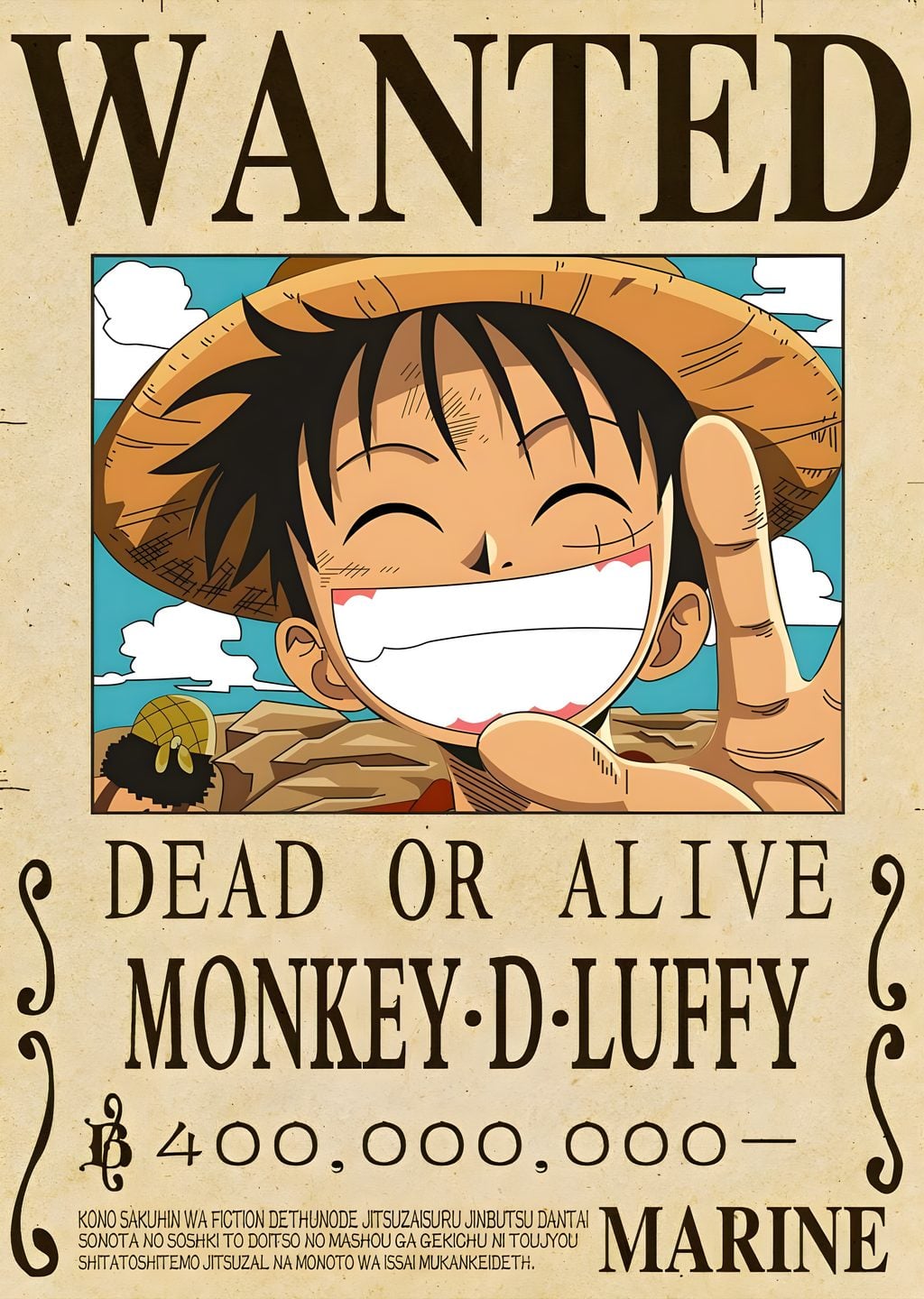 Monkey-D-Luffy: Wanted!