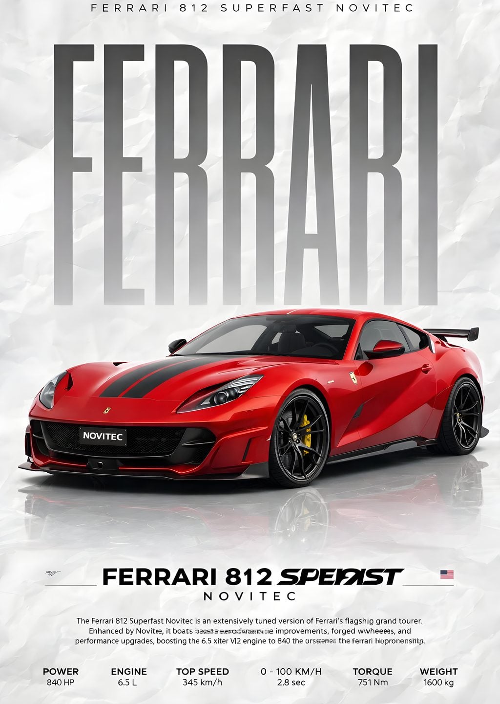 Ferrari 812 Superfast Novitec