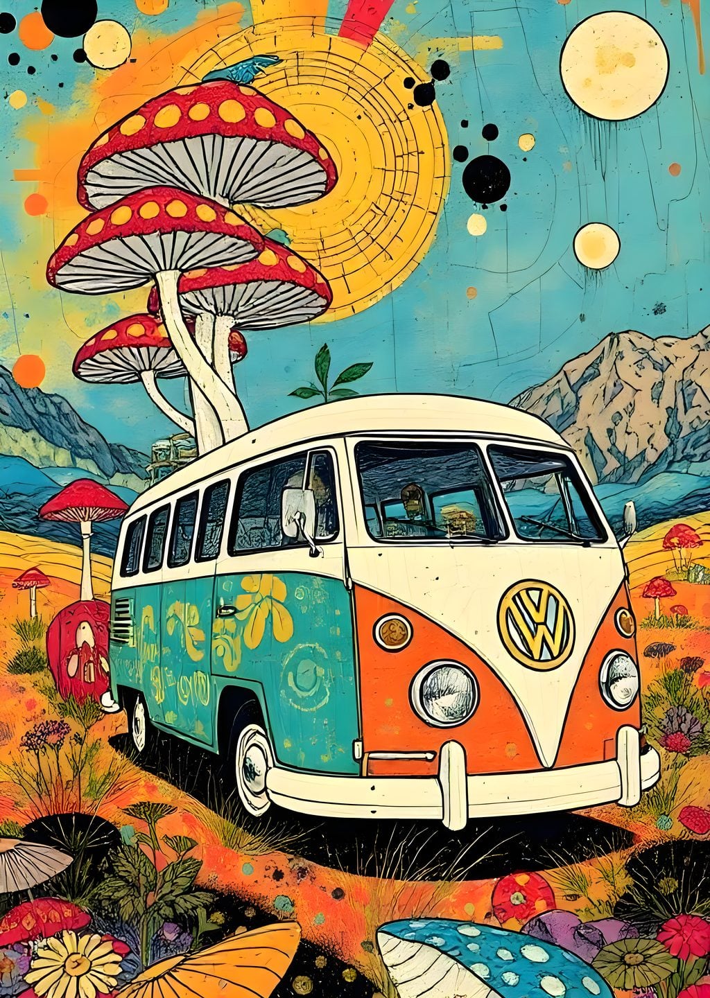Groovy VW Bus: Fantastik Seyahat ve Muhafazalar