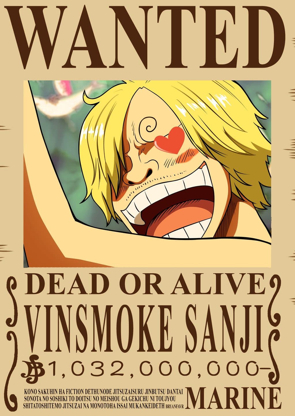Vinsmoke Sanji: Aranan Adam