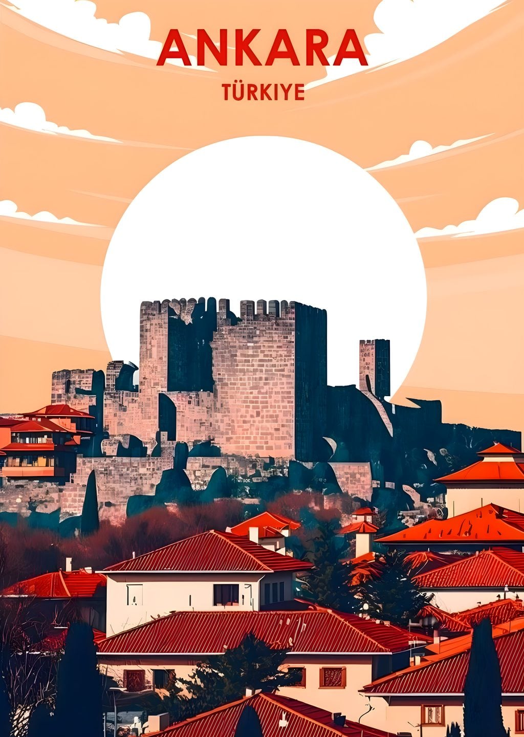 Ankara Kalesi Manzarası
