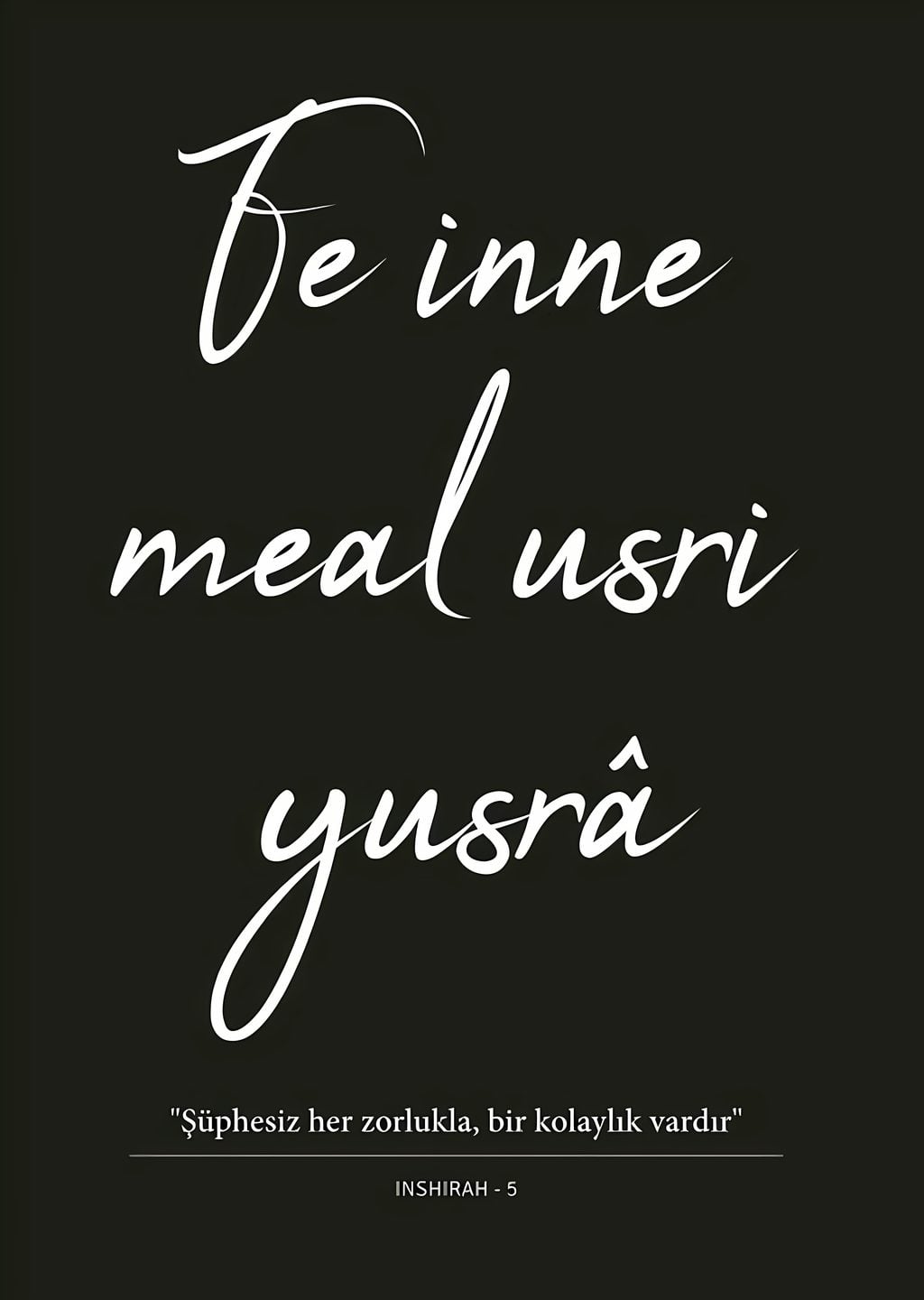 Be inne meal usri yusra