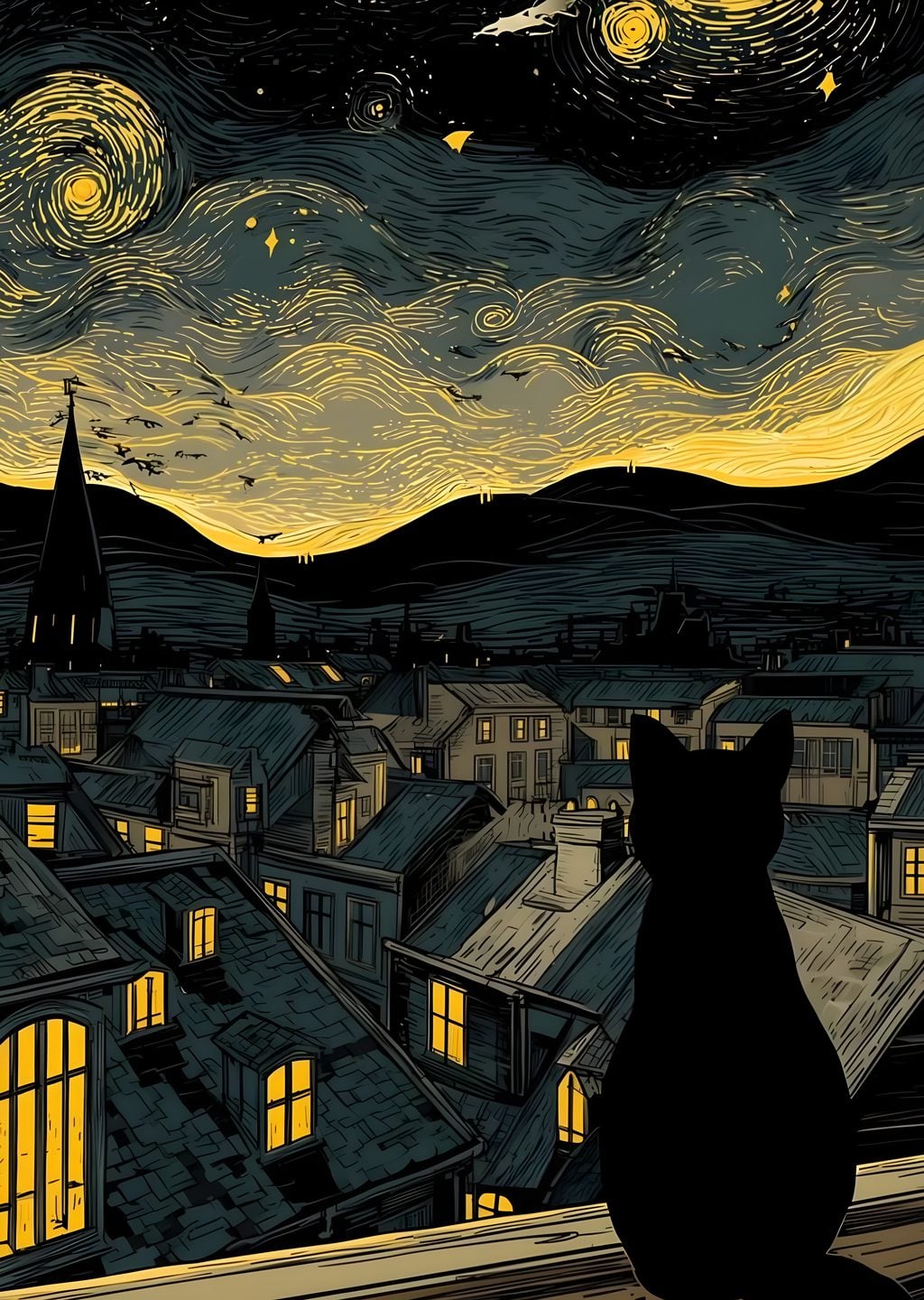 Starry Night: Kedi Gözünden Van Gogh