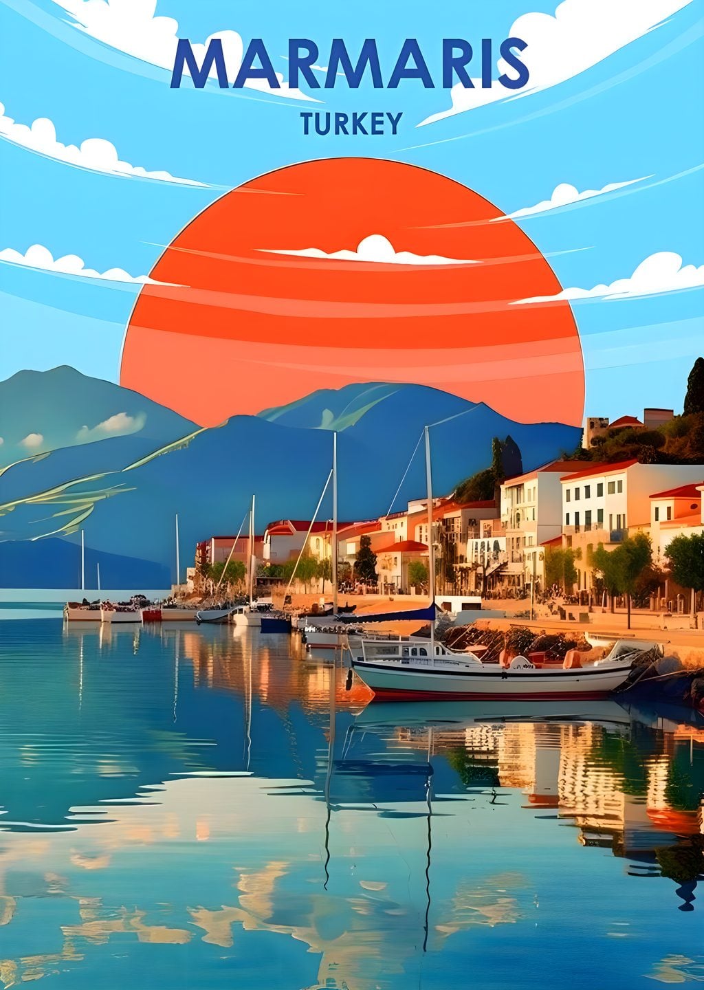 Marmaris, Türkiye: Deniz Manzarası