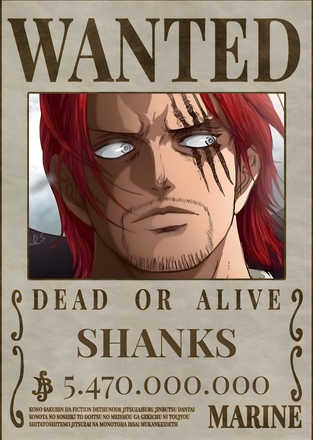 Shanks: Kızıl Saçlı Korsan