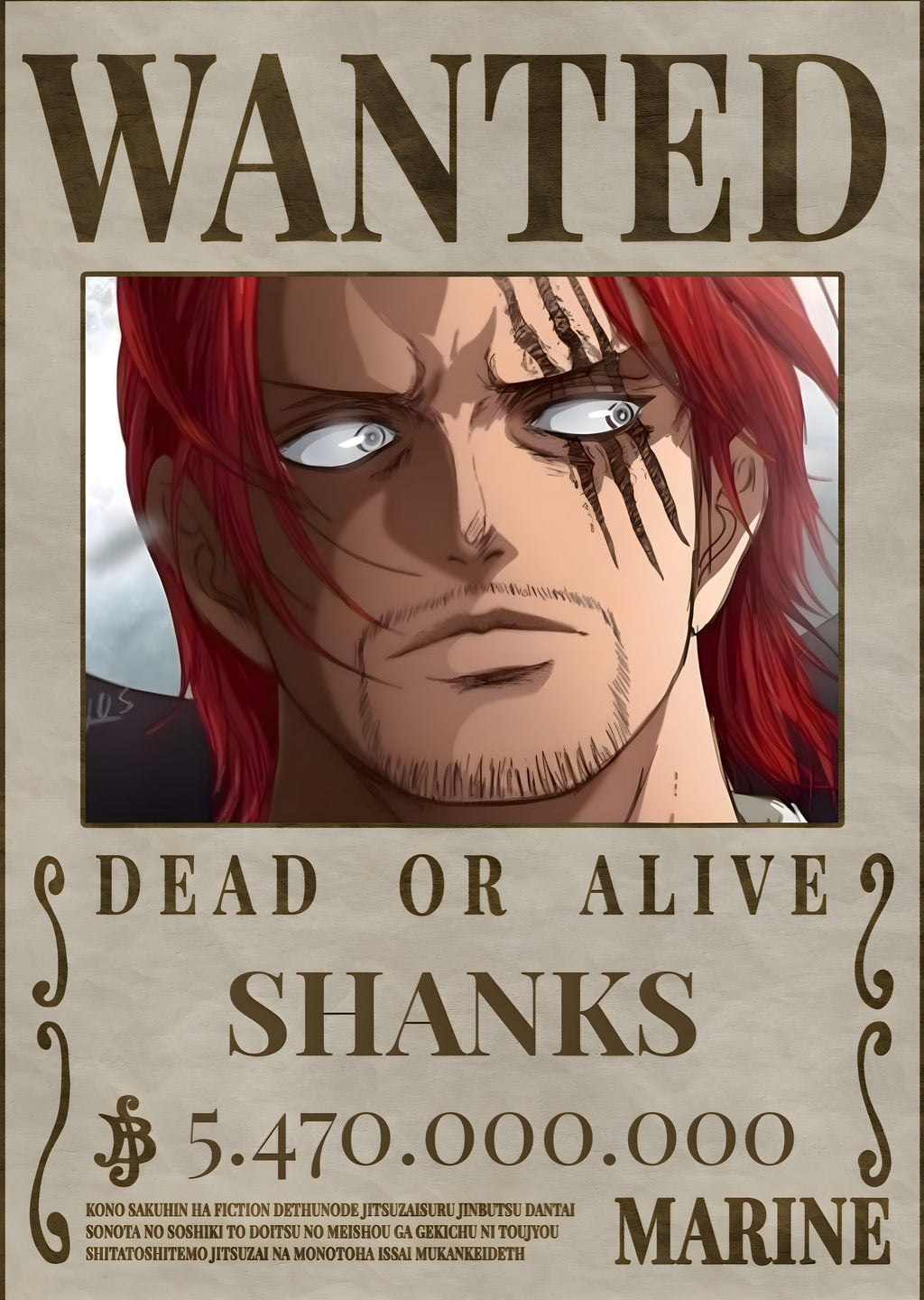 Shanks: Kızıl Saçlı Korsan